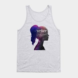 Writer: A World Trapped in a Person Tank Top